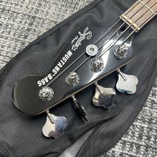 Squier Mikey Way Mustang Bass Large Flake Silver Sparkle_4