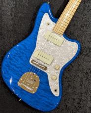 Fender FSR Made in Japan Hybrid II Jazzmaster, Maple Fingerboard, Sapphire Blue Transparent