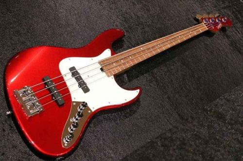 Sadowsky Custom Shop 21-Fret Vintage J/J Bass 4-String Solid Candy Apple Red Metallic High Polish