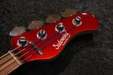 Sadowsky Custom Shop 21-Fret Vintage J/J Bass 4-String Solid Candy Apple Red Metallic High Polish_4