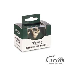 Martin 【オリジナル牛骨ピン】Martin Bone Bridge Pins Black Inlay #18APP0027【1833SOHP G-CLUB UMEDA】】