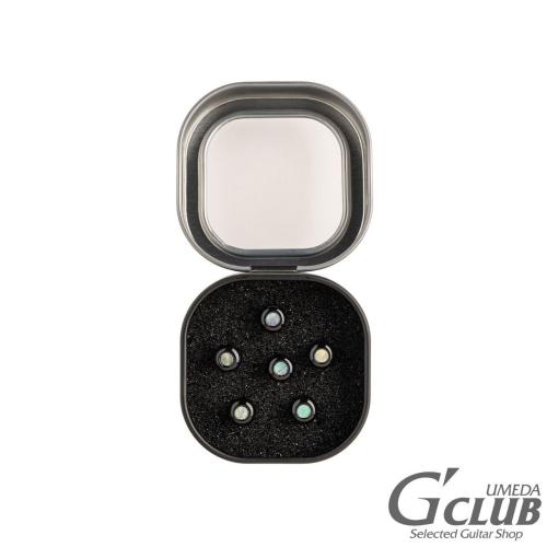 Martin 【リキッドメタルピン】   LUXE BY MARTIN® Bridge Pins Gloss Black with Pearl #18APP0015【1833SOHP】