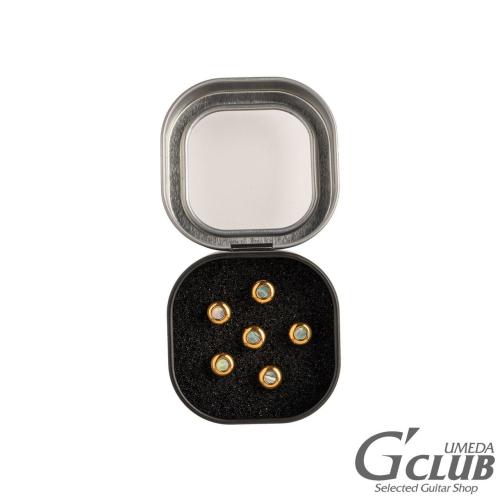 Martin 【リキッドメタルピン】LUXE BY MARTIN® Bridge Pins (Gold with Pearl)#18APP0014【1833SOHP】