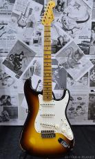 Fender Custom Shop LIMITED EDITION Fat 1950s Stratocaster Relic -Wide Fade Chocolate 2 Color Sunburst-_2