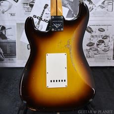 Fender Custom Shop LIMITED EDITION Fat 1950s Stratocaster Relic -Wide Fade Chocolate 2 Color Sunburst-_3