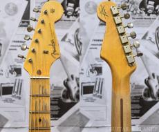 Fender Custom Shop LIMITED EDITION Fat 1950s Stratocaster Relic -Wide Fade Chocolate 2 Color Sunburst-_5