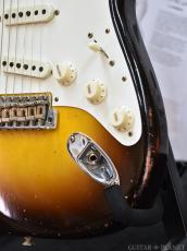 Fender Custom Shop LIMITED EDITION Fat 1950s Stratocaster Relic -Wide Fade Chocolate 2 Color Sunburst-_9