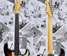 Fender Custom Shop ~Custom Collection~ 1960 Stratocaster Journeyman Relic -Bleached 3 Color Sunburst-_6