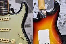 Fender Custom Shop ~Custom Collection~ 1960 Stratocaster Journeyman Relic -Bleached 3 Color Sunburst-_9