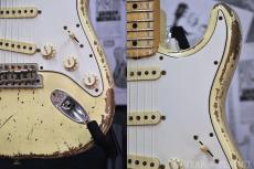 Fender Custom Shop MBS 1969 Stratocaster Super Heavy Relic -Vintage White- by Jason Smith 2021USED!!_9