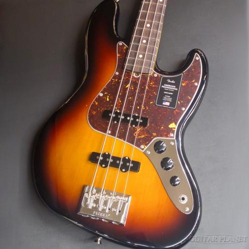 Fender American Professional Jazz Bass -3-Color Sunburst/Rosewood Fingerboard-【4.25kg】