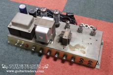 Marshall 1969 JMP50 "Super Lead "Model 1987 Plexi Panel with Red Levant Tolex_6