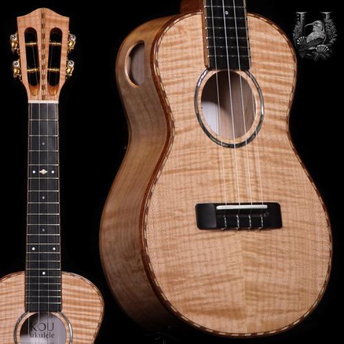 KOU ukulele Concert D model - Curly Maple
