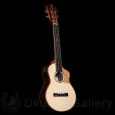 KOU ukulele Tenor Cutaway D model – Moon spruce / Rosewood –_3