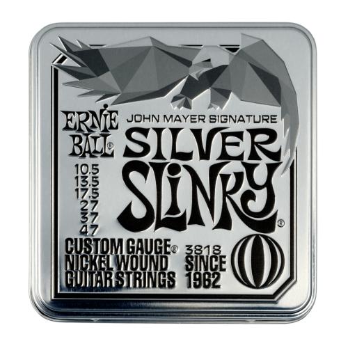 ERNIE BALL Silver Slinky Signature Electric Guitar Strings 3Pack 10.5-47 3818