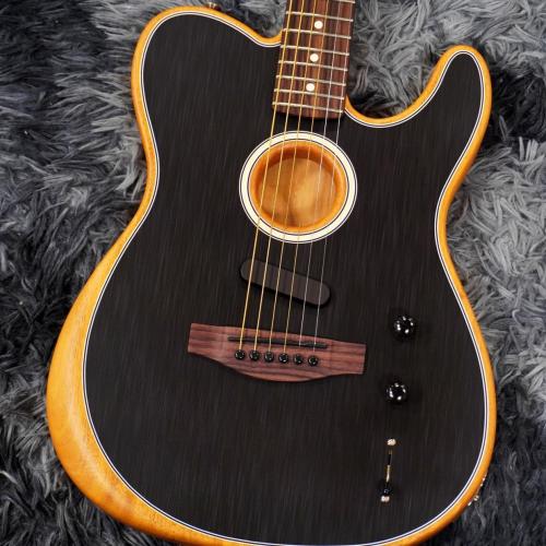 Fender Acoustasonic Player Telecaster, Rosewood Fingerboard, Brushed Black 【特価】