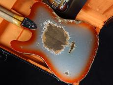 Fender Custom Shop Limited Edition Telecaster Custom Super Heavy Relic Aged Twilight Sky_9