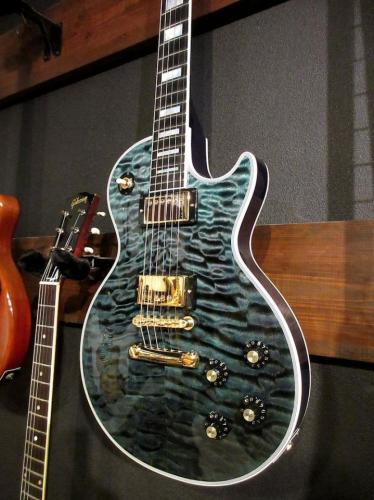 Gibson Custom Shop M2M 68 Les Paul Custom 5A Quilted Maple Top / Gross Nordic Blue No Guard