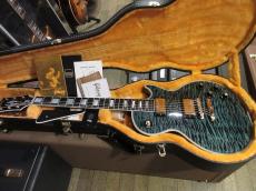 Gibson Custom Shop M2M 68 Les Paul Custom 5A Quilted Maple Top / Gross Nordic Blue No Guard_9