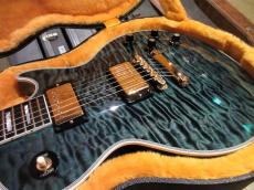 Gibson Custom Shop M2M 68 Les Paul Custom 5A Quilted Maple Top / Gross Nordic Blue No Guard_10