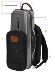 GL CASES Tuned by Brasspire GLK-TRU(S) 《B♭トランペット用ハードケース》【オンラインストア限定】_3