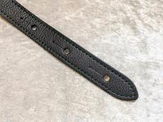 Grande uomo 【特注】黒ねこ刺繡ストラップ 足跡Verエメラルドカラー _7