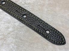 Grande uomo 【特注】黒ねこ刺繡ストラップ 足跡Verペリドットカラー _7