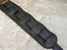 Grande uomo 【特注】黒ねこ刺繡ストラップ 足跡Verタンザナイトカラー _6