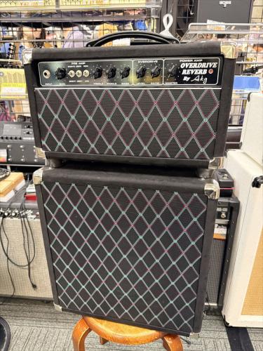 AKG Sound Design Overdrive Reverb 8W Head w/Cab1x12  BLK Suede/Diamond BLK Cloth Grill