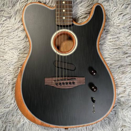 Fender ACOUSTASONIC PLAYER　TELECASTER BK Brushed Black エレアコギターアコスタソニック プレイヤー