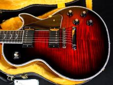 Gibson Custom Shop Les Paul Custom 4A Figured Top "Bats In Flight" Dark Red Burst Gloss NH 【Autumn SALE】_4