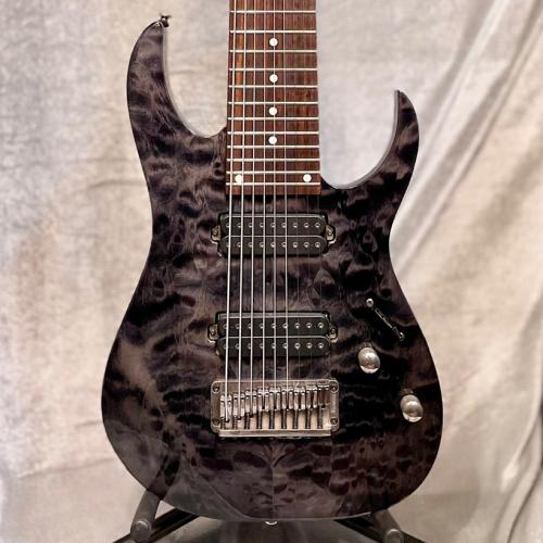 Ibanez RG9QM -BI Black Ice- 2014年製【9弦】