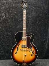 Epiphone Broadway -Vintage Sunburst- #25031510627【フラットワウンド弦にてセットアップ】_2