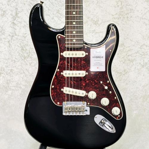Fender Made In Japan Hybrid II Stratocaster -Black-【JD25021997】【3.64kg】