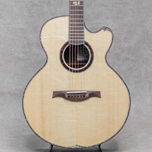Water Road Guitars Deep Arte Cutaway "葛飾北斎 文鳥 辛夷花" Jacaranda -MIKI 200th Anniversary-