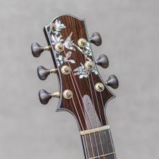 Water Road Guitars Deep Arte Cutaway "葛飾北斎 文鳥 辛夷花" Jacaranda -MIKI 200th Anniversary-_9