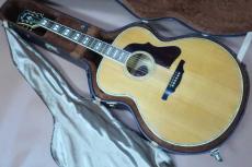 Greco JST-100 / Script Logo・Spruce Top・Flame Maple Side and Back・Maple Neck・V-Block Inlay Position Mark・Multi binding and Rosette・Brass Nut and Saddle and Bridge Pin・Tortoises Color Pick guard【With Hard Cas