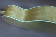Greco JST-100 / Script Logo・Spruce Top・Flame Maple Side and Back・Maple Neck・V-Block Inlay Position Mark・Multi binding and Rosette・Brass Nut and Saddle and Bridge Pin・Tortoises Color Pick guard【With Hard Cas_3