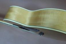 Greco JST-100 / Script Logo・Spruce Top・Flame Maple Side and Back・Maple Neck・V-Block Inlay Position Mark・Multi binding and Rosette・Brass Nut and Saddle and Bridge Pin・Tortoises Color Pick guard【With Hard Cas_4
