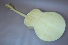 Greco JST-100 / Script Logo・Spruce Top・Flame Maple Side and Back・Maple Neck・V-Block Inlay Position Mark・Multi binding and Rosette・Brass Nut and Saddle and Bridge Pin・Tortoises Color Pick guard【With Hard Cas_5