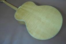 Greco JST-100 / Script Logo・Spruce Top・Flame Maple Side and Back・Maple Neck・V-Block Inlay Position Mark・Multi binding and Rosette・Brass Nut and Saddle and Bridge Pin・Tortoises Color Pick guard【With Hard Cas_6