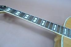 Greco JST-100 / Script Logo・Spruce Top・Flame Maple Side and Back・Maple Neck・V-Block Inlay Position Mark・Multi binding and Rosette・Brass Nut and Saddle and Bridge Pin・Tortoises Color Pick guard【With Hard Cas_8