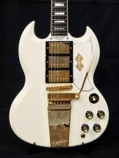 Epiphone Inspired by Gibson Custom 1963 Les Paul SG Custom With Maestro Vibrola Classic White