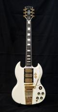 Epiphone Inspired by Gibson Custom 1963 Les Paul SG Custom With Maestro Vibrola Classic White_2