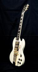 Epiphone Inspired by Gibson Custom 1963 Les Paul SG Custom With Maestro Vibrola Classic White_3