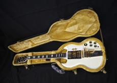 Epiphone Inspired by Gibson Custom 1963 Les Paul SG Custom With Maestro Vibrola Classic White_11