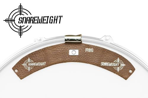 SNAREWEIGHT M80 Brown (ブラウン) レザー製ミュート ドラム用ミュート