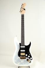 Owl Mark Strings OWL-ST / "DROP"series "Victoria" White Burst w/Paisley_2