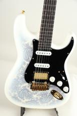 Owl Mark Strings OWL-ST / "DROP"series "Victoria" White Burst w/Paisley_3