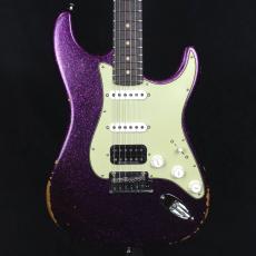 Fender Custom Shop Custom Deluxe HB S-1 Stratocaster Relic with Closet Classic Hardware Magenta Sparkle